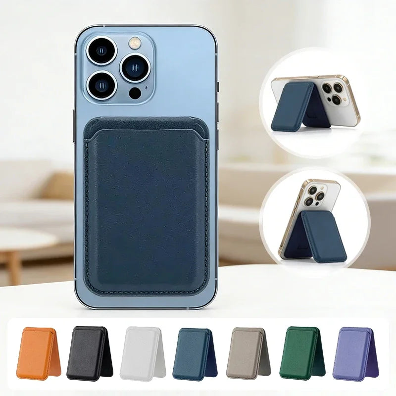 1 Strong Magnetic Leather Wallet Hide Stand Case Iphone 15 14 13 Max
