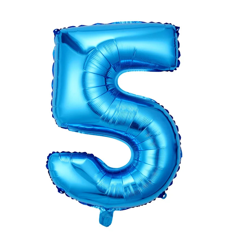 Large Motorcycle Foil Balloons Racing Car Balloon Boy Birthday Party Zpaxo NUMBER5 Other