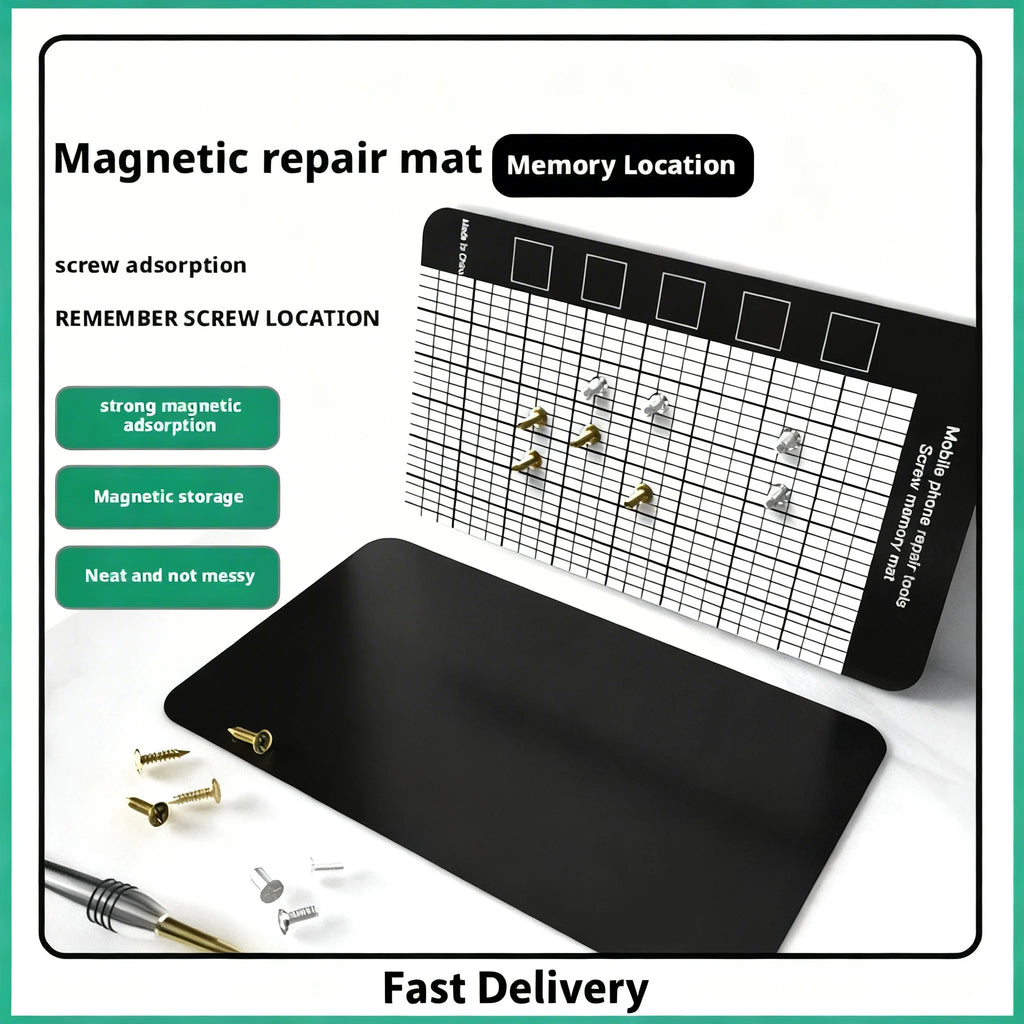 Magnetic Screw Mat Work Pad for Phone Repair – 145×90mm Magnetic Screw Mat Zpaxo