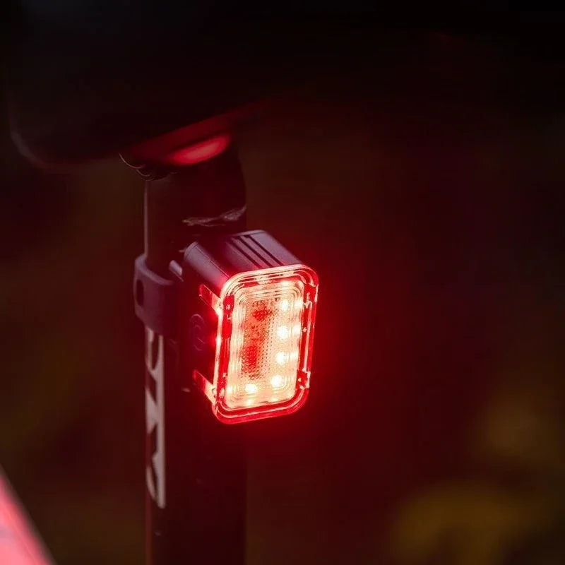 Bicycle Waterproof Night Riding Light Illumination Front Lights Brake Warning Mountain Road Bicycle Rear Lights Riding Equipment Zpaxo