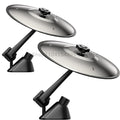 Universal Mini Drums Colliding with Cymbals Vent Decoration for Car Rugged Automotive Interior Accessories Crash Proof Design Zpaxo 2PCS Silver