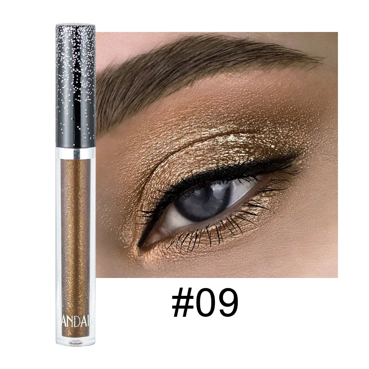HANDAIYAN Liquid Eyeshadow Metallic Diamond Shiny Eye Liner Pen Zpaxo 09