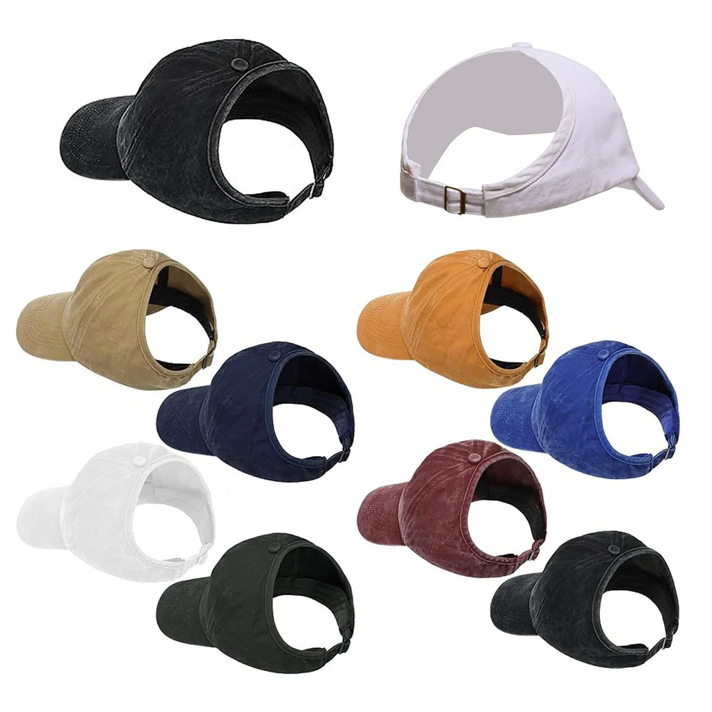 Breathable Ponytail Baseball Cap – Quick-Dry Outdoor Sun Hat