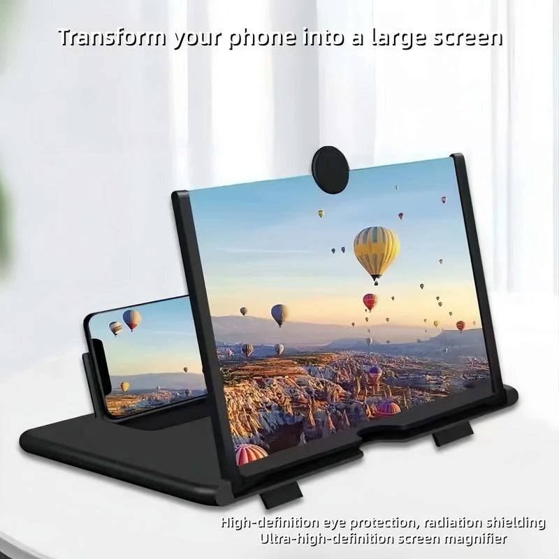 12"Mobile Phone Magnifier Easy TV Viewing Orientation Landscapes Use Eye Protection Full-Screen Mobile Phone Magnificate Zpaxo