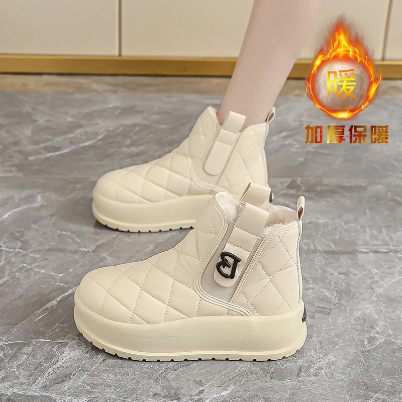 Snow Boots Women Fur Integrated Cold Resistant Women's Winter Plush