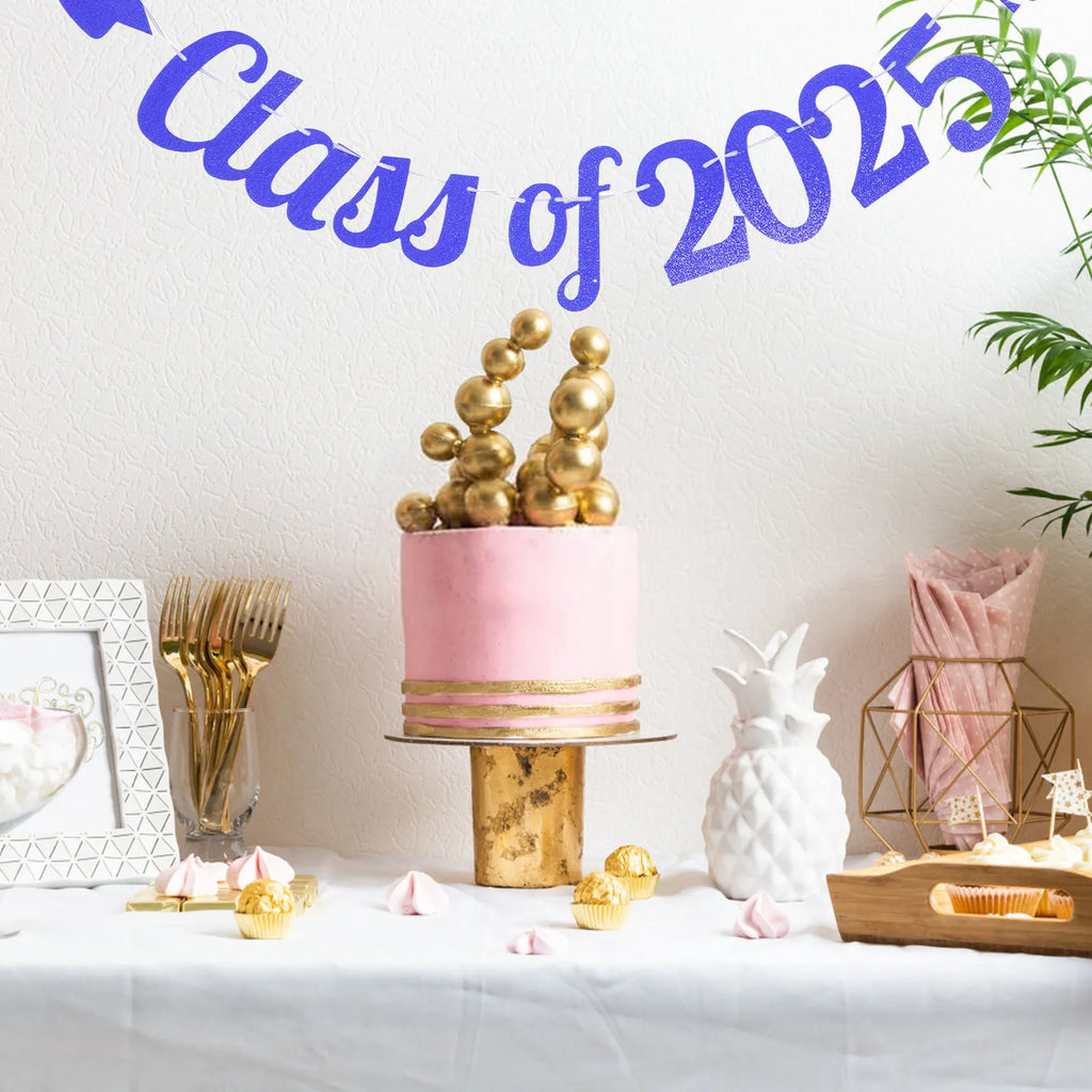Graduation Banner 2025 Party Decoration Photo Prop Backdrop Ceremony