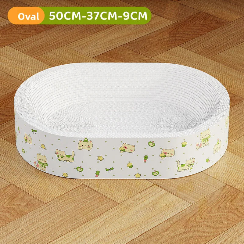 Super Large Cat Scratch Board & Bed – 2-in-1 Cozy Nest