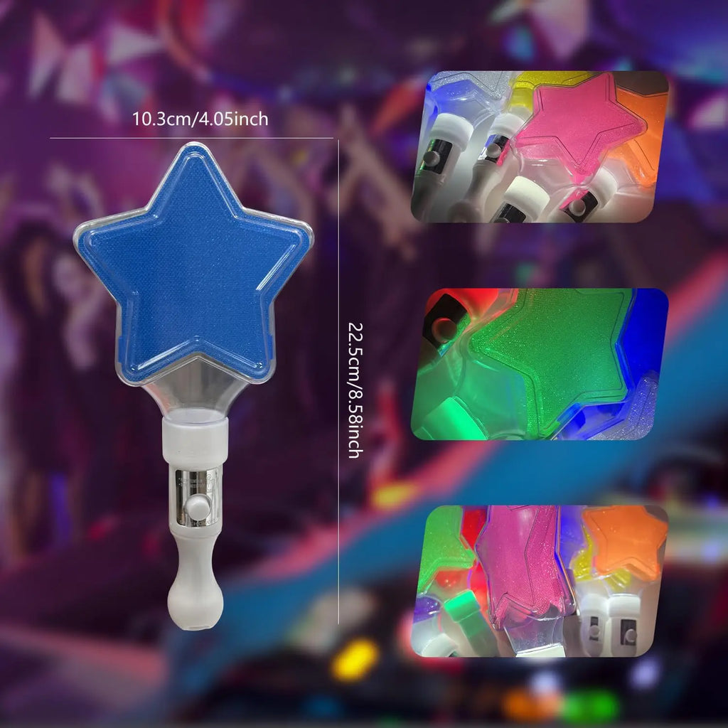 Glow Stick Star Wand Heart Shape Light Concert Party Atmosphere Props