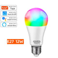 15W 18W E27 Zigbee Smart Light Bulbs RGB E27 Led Bulb AC 100-240V Smart Home Tuya Lamp Works With Alexa Google Home Smart Things Zpaxo 12W