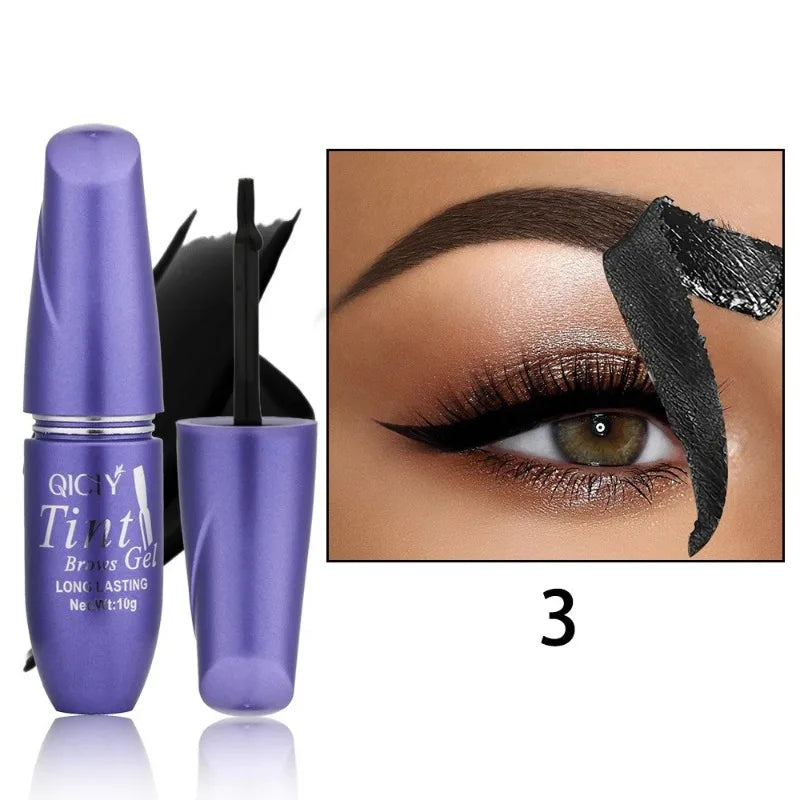 Semi-permanent Peel Off Eyebrow Dye Cream Waterproof Sweatproof Brow Zpaxo 03