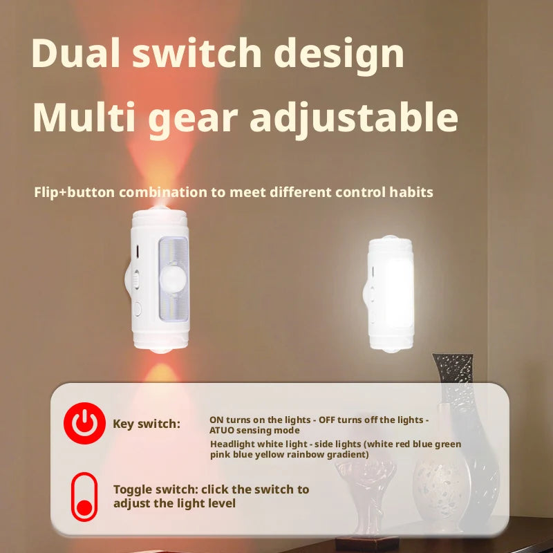 ESMARTER Mini Magnetic Night Light – Portable Atmosphere Lamp