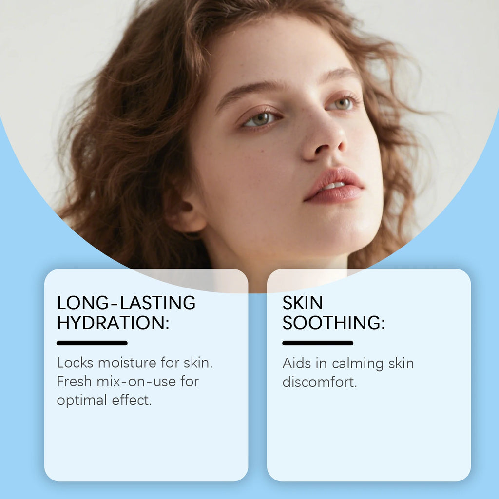 Hyaluronic Acid Moisturizing Capsule Cream Deep Hydration Skin Soothing Improves Texture Barrier Two-Component Moisturizer Zpaxo