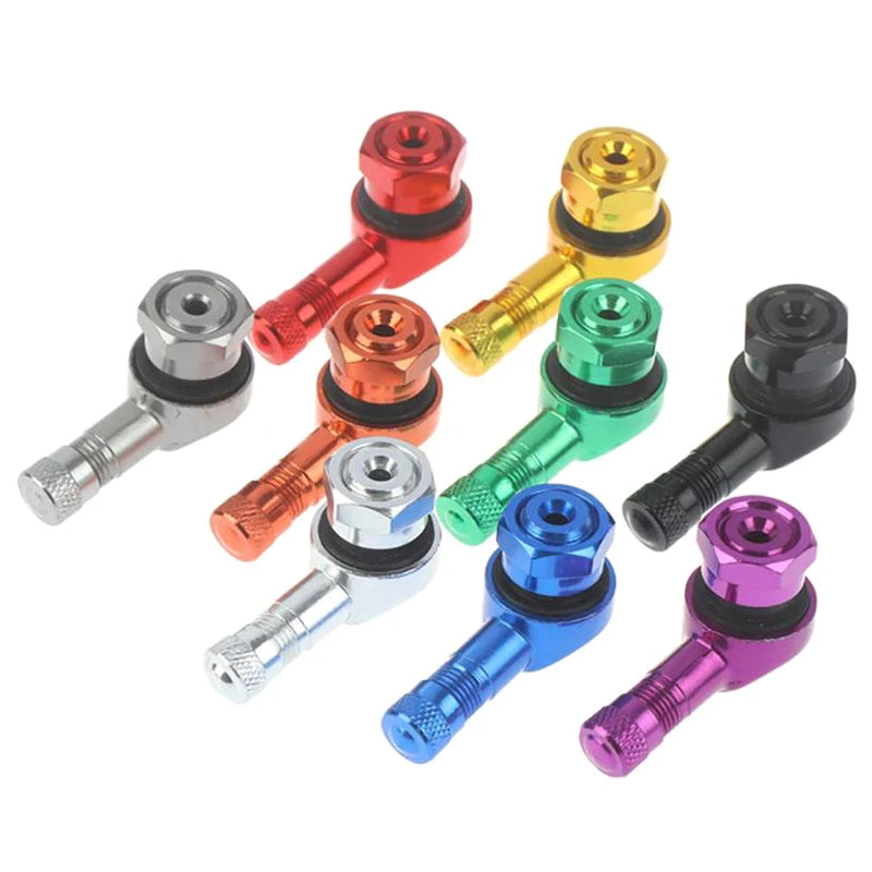 Aluminum Alloy Valve Motorcycle Rim 90 Degree Angle Wheel Tire