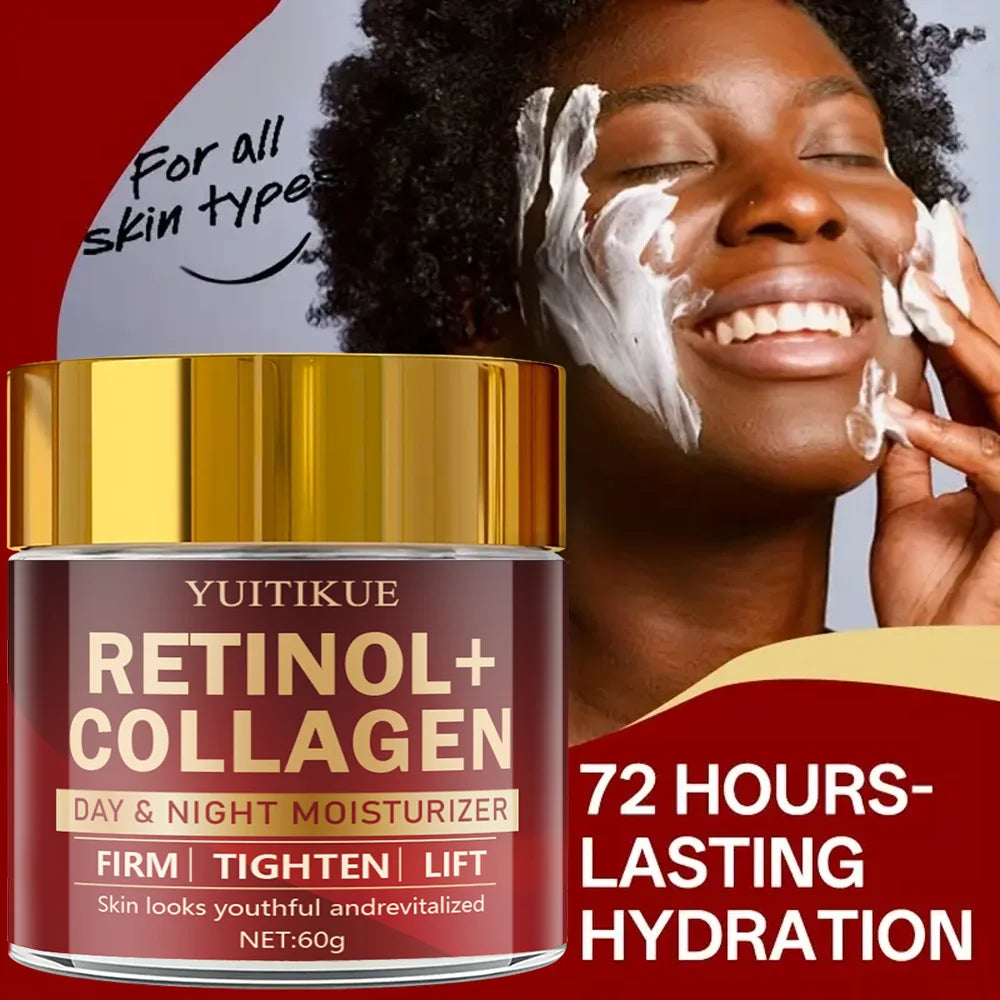 Retinol Collagen Cream 60g – Anti-Aging Day & Night Moisturizer Anti-Aging Face Cream Zpaxo