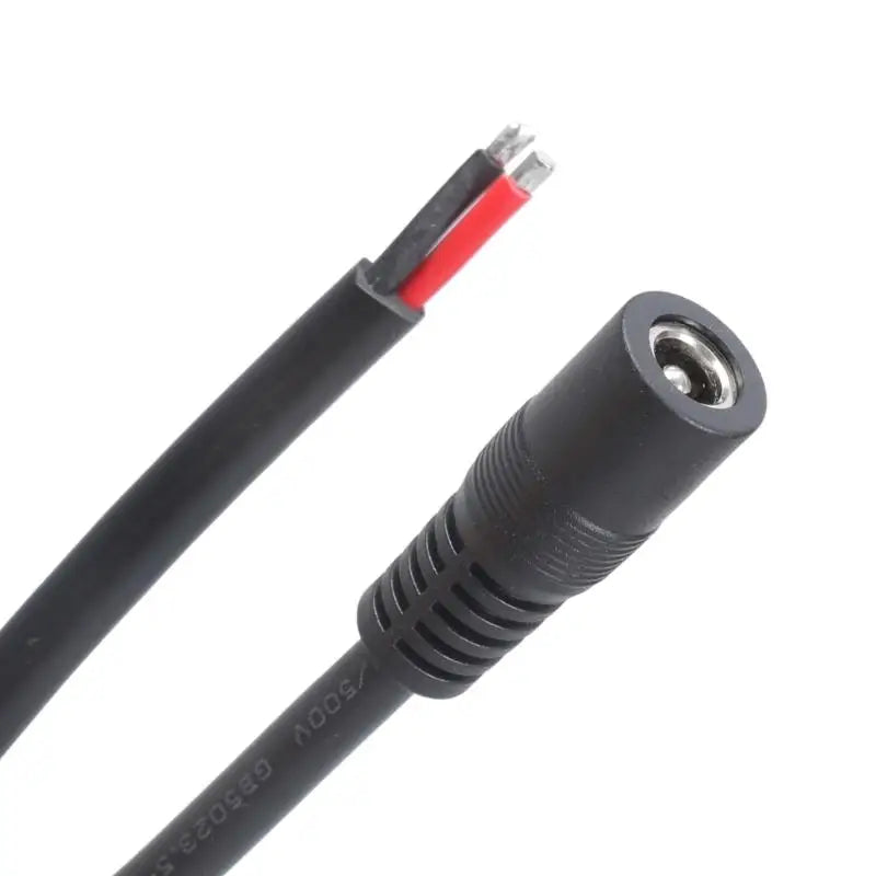 652F 16AWG DC5525 Female Barrels Connectors Power Cord Conductivity Zpaxo