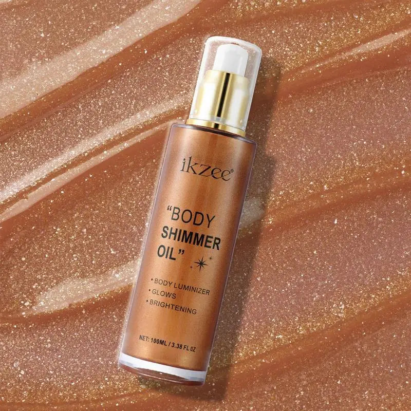Body Shimmer Oil – Radiant Glow & Highlighter Lotion Body Shimmer Highlighter Zpaxo