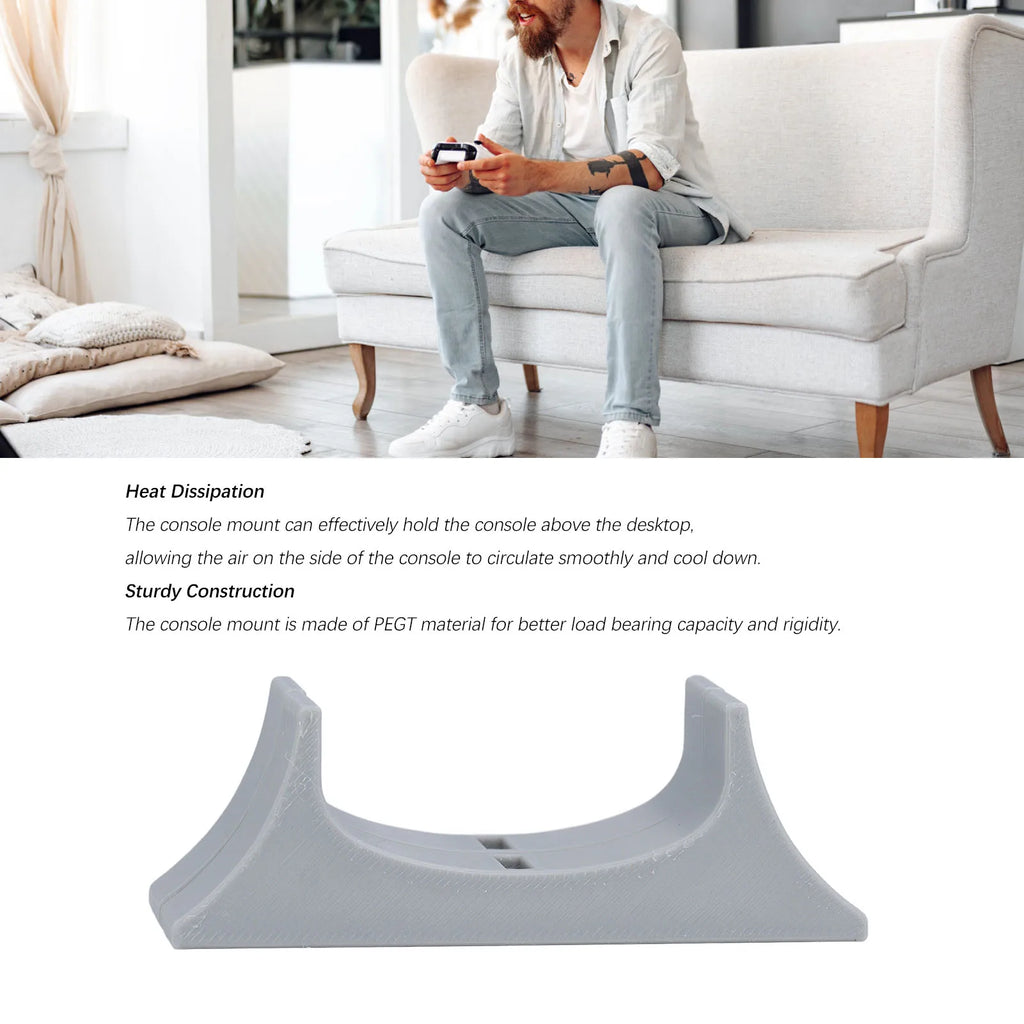 Console Holder Horizontal Stand Console Holder Vertical Stand for Wii U Console for Wii U Prevent Slip Stable 3D Printed Bracket Zpaxo
