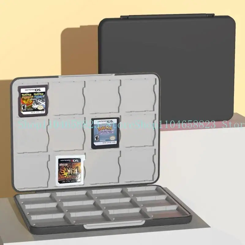 Silicone Game Accessories for Case 24 In 1 Game Card for Case Holder Cartridge Storage Box for 3DS Game Card Holder Magn Zpaxo
