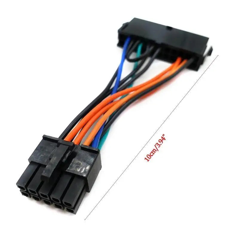 652F Power Supply Cable Cord 24-Pin Female 10-Pin Male Adapter Zpaxo