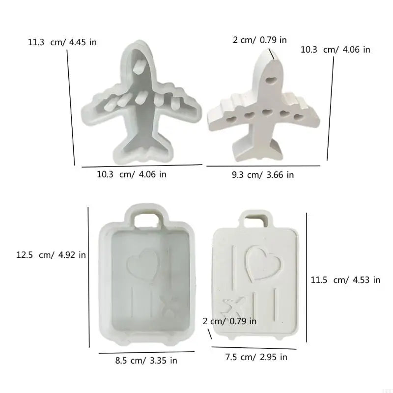 Aircraft Silicone Mold DIYs Epoxy Resin Mould Scented Making Tool