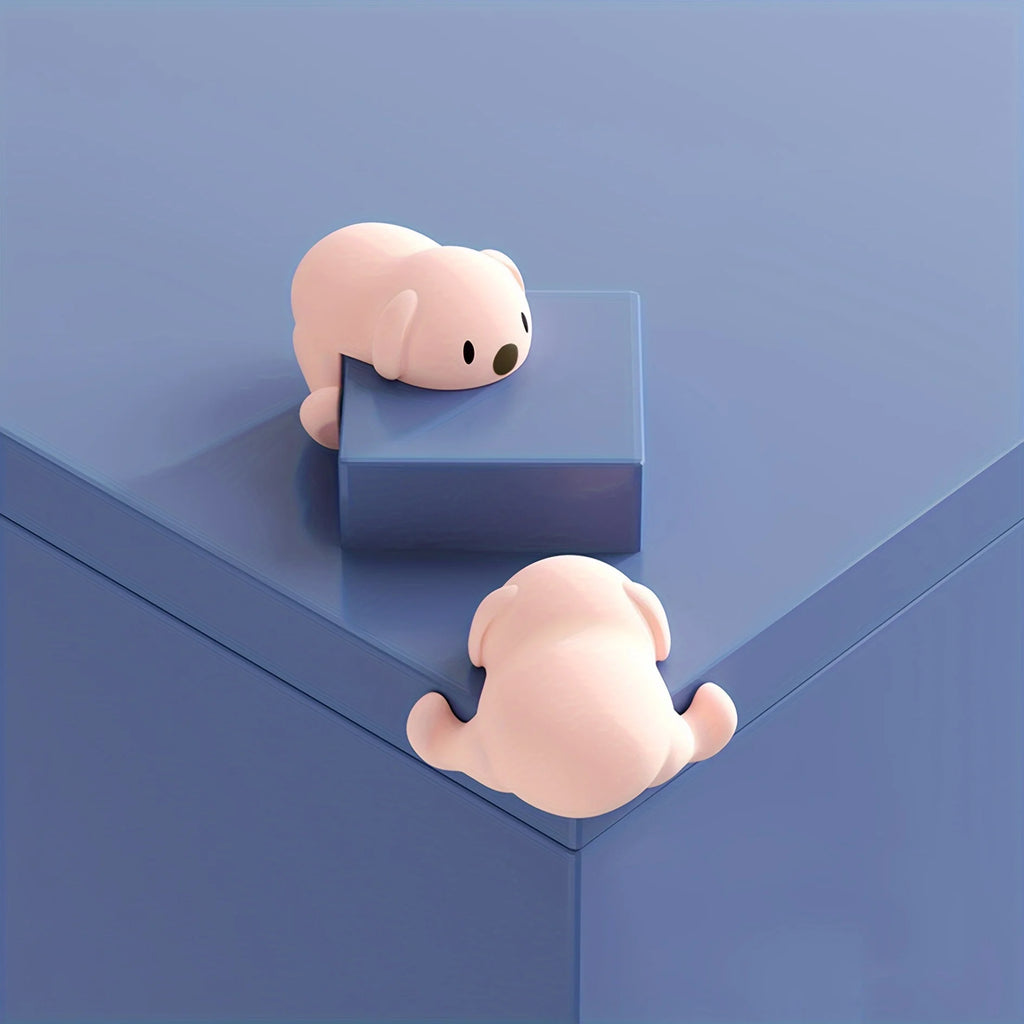 8-Pack Bear Baby Silicone Corner Protectors – Table Safety Guard Baby Corner Guards Zpaxo