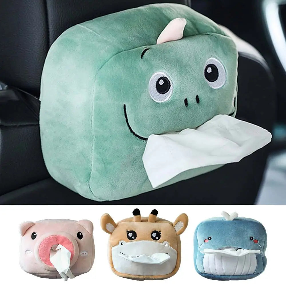 Soft Animals Car Styling Accessories Paper Package Case Tissue Box Zpaxo