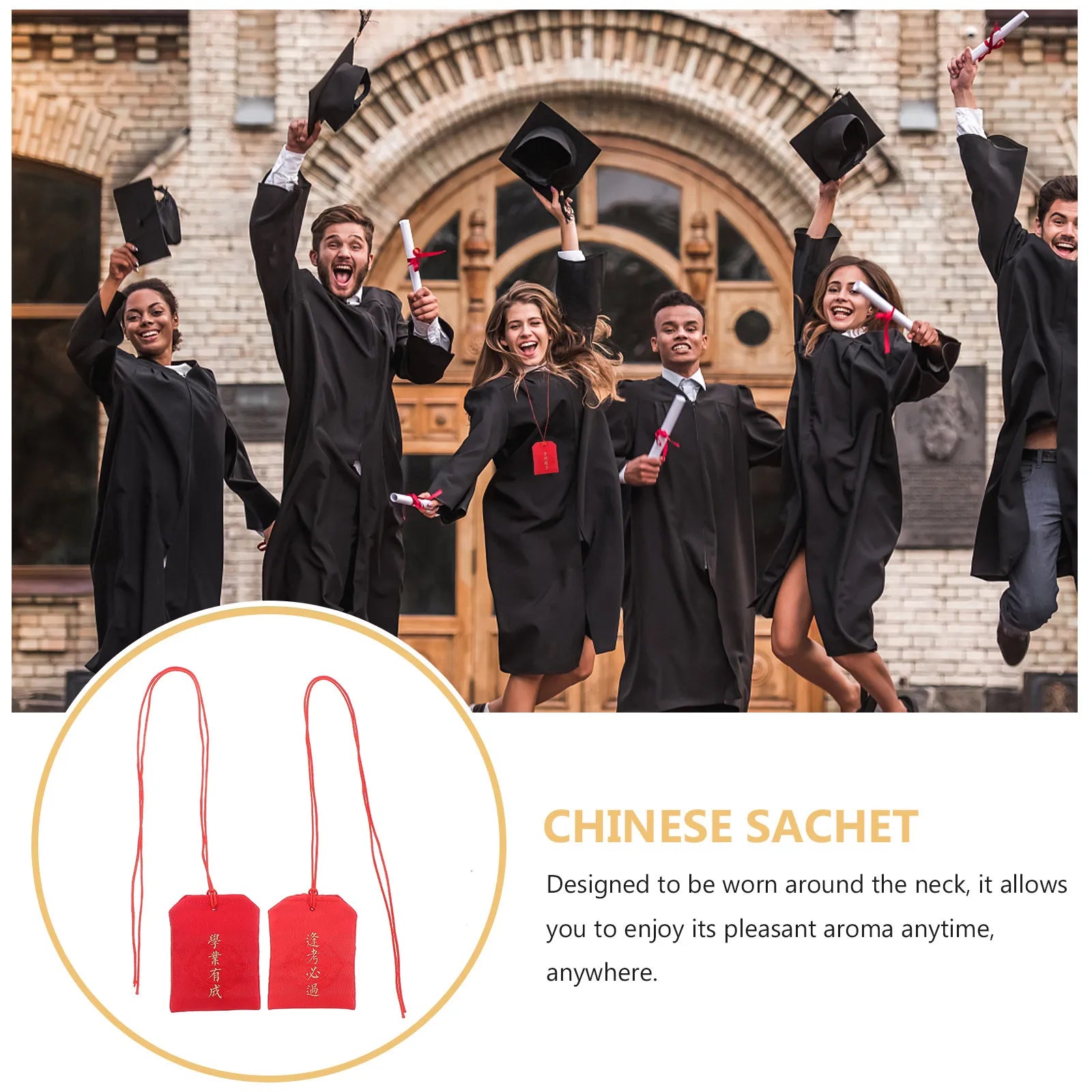 Traditional Chinese Sachet Pendant Graduation Favor Elegant