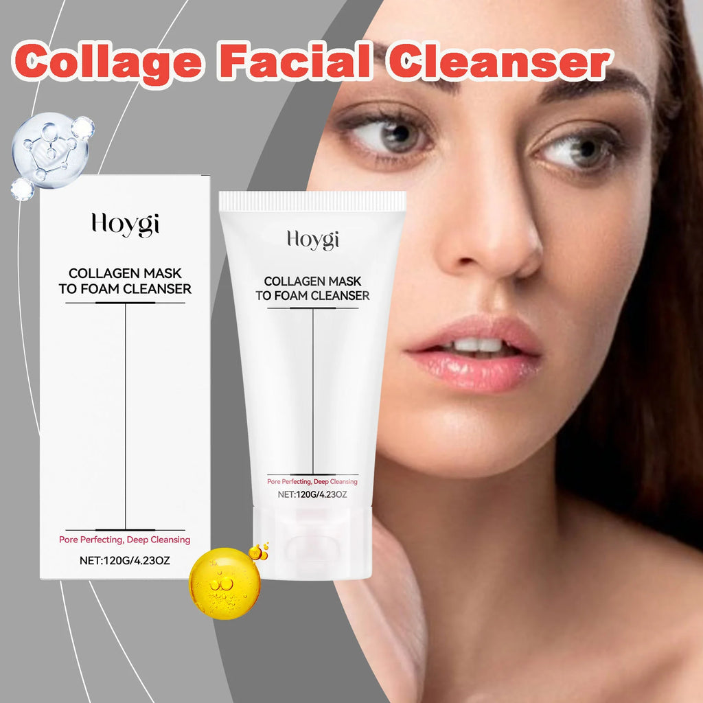 Collagen & Hyaluronic Acid Facial Cleanser – Hydrating Face Wash Facial Cleanser Zpaxo