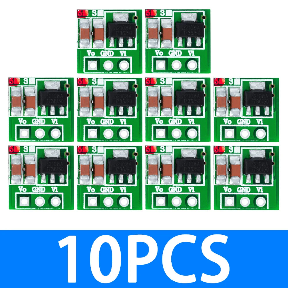 1PCS /5PCS/10pcs 0.9-5V To 5V DC-DC Step-Up Power Module Voltage Boost Converter Board 1.5V 1.8V 2.5V 3V 3.3V 3.7V 4.2V To 5V Zpaxo 10pcs