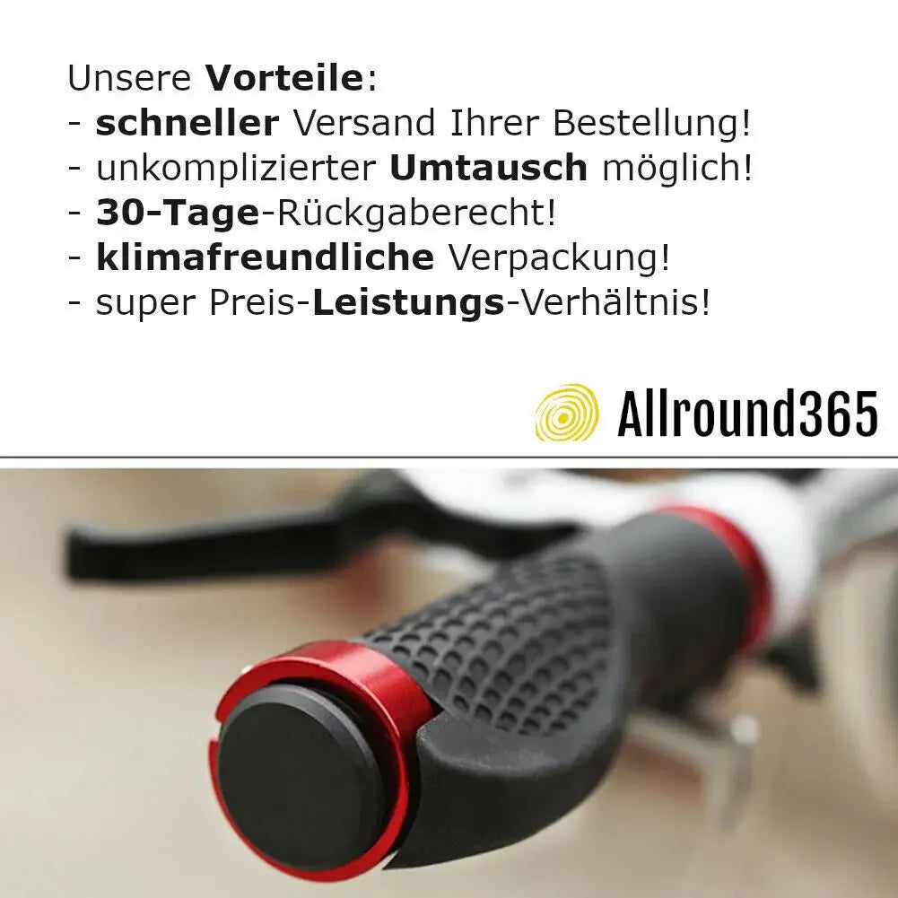 1 Pair DIY Bicycle Handles Ergonomic Handlebar Parts Non-slip Outdoor