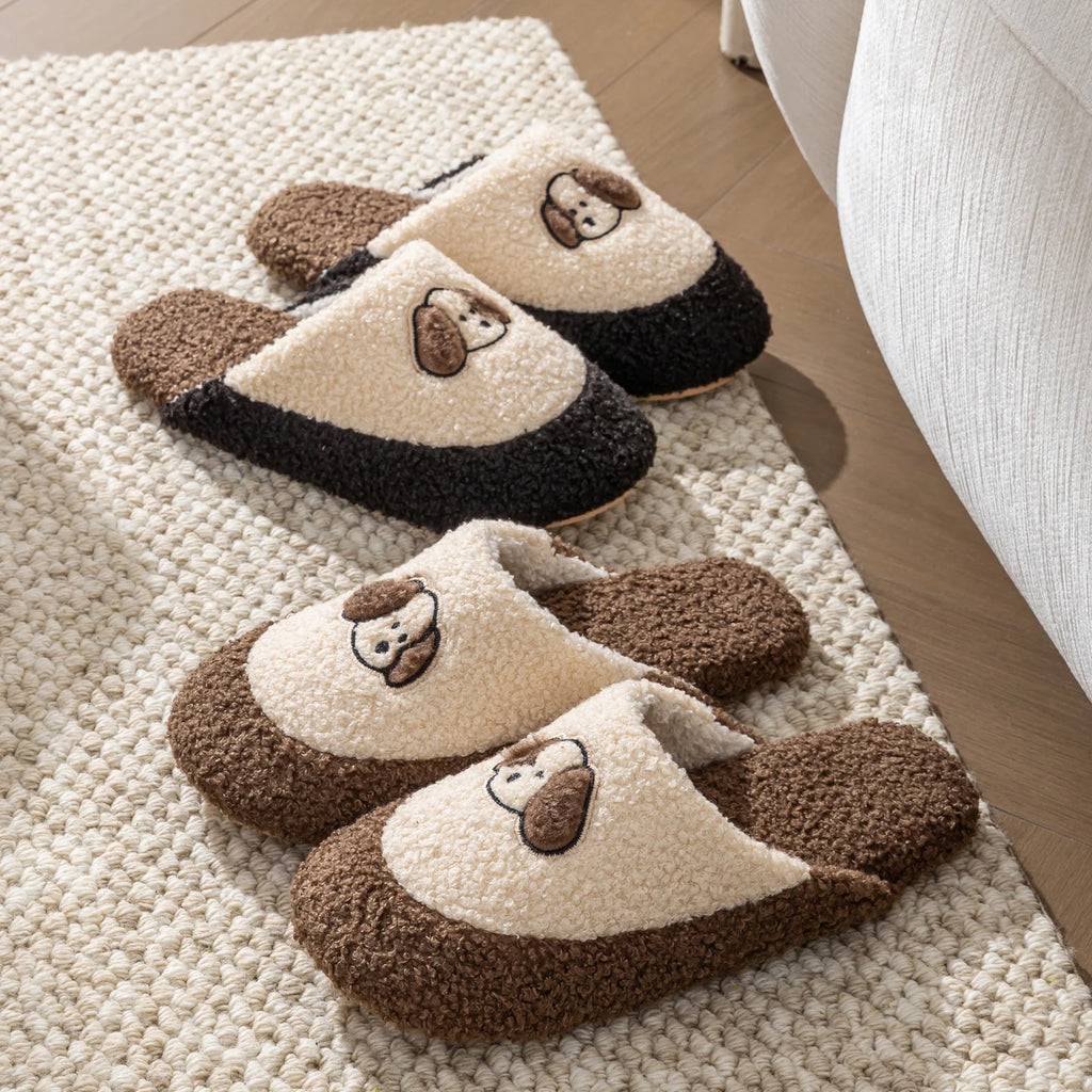 Ultra Soft Warm Fleece Lined Slippers Men Indoor Non-slip House Shoes