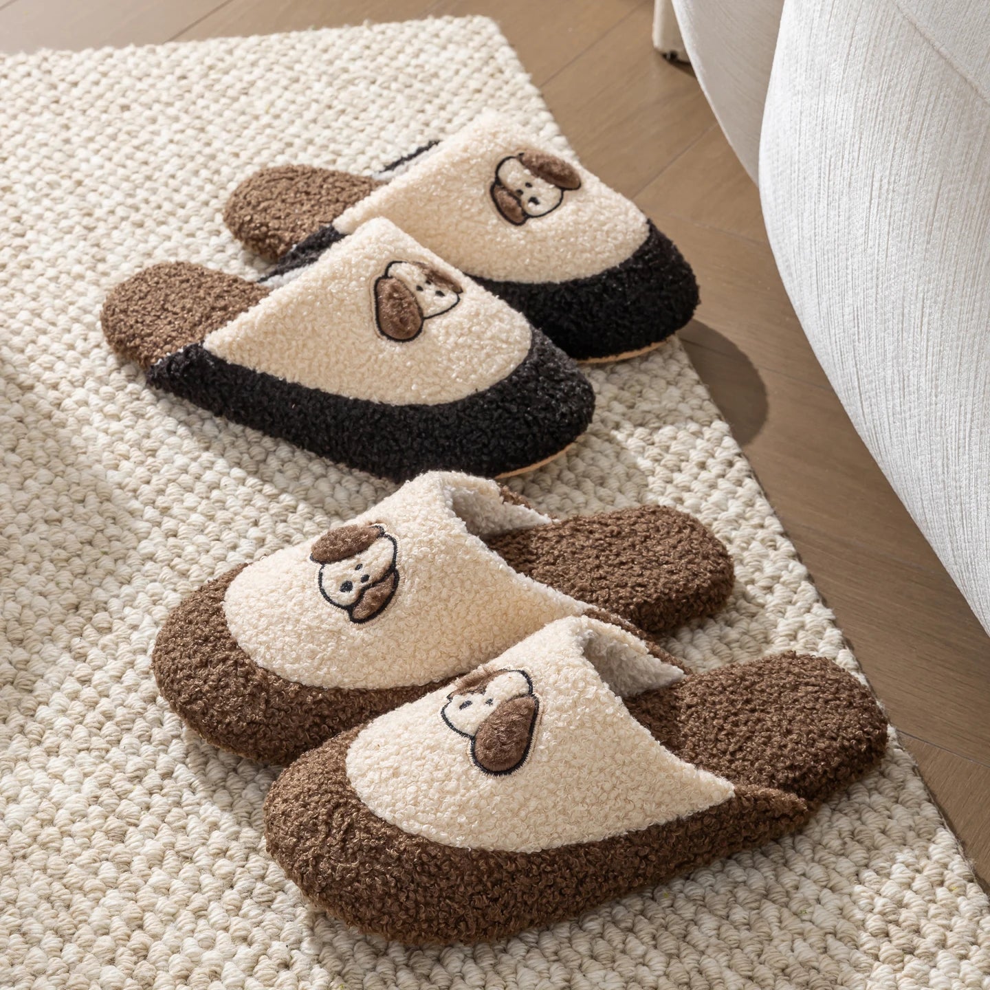 Ultra Soft Warm Fleece Lined Slippers Men Indoor Non-slip House Shoes