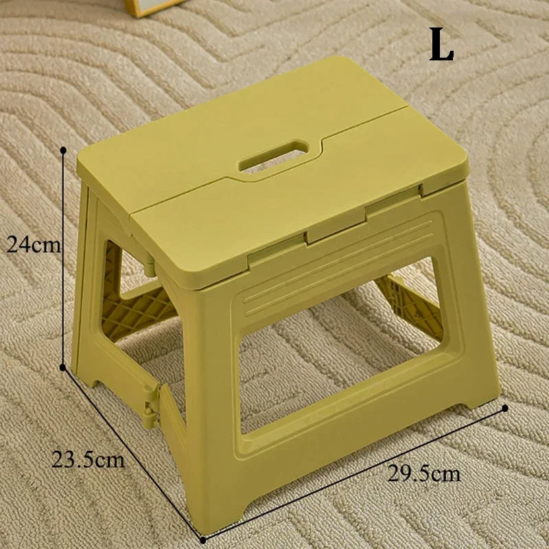 New Lightweight Space Thickened Folding Stool,Portable Home Outdoor Camping,Magza Fishing,Simple and integrated Design Zpaxo As shown