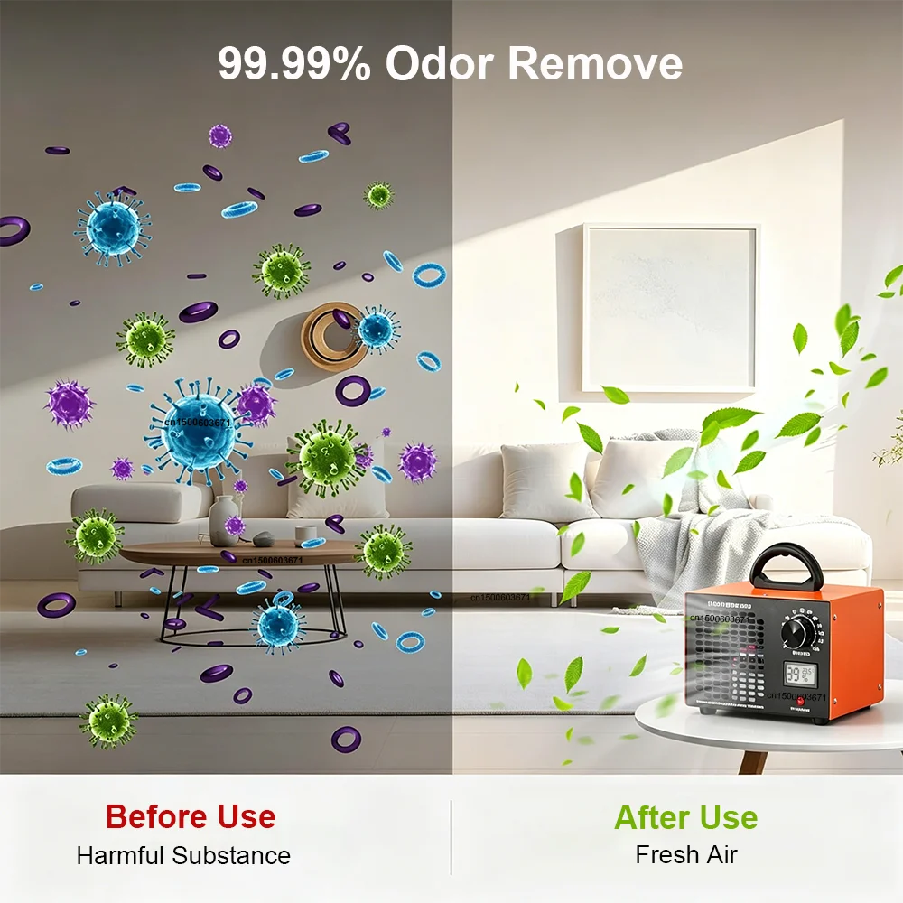 Ozone Generator H Machine Home Air Purifier Remove Odor Formaldehyde