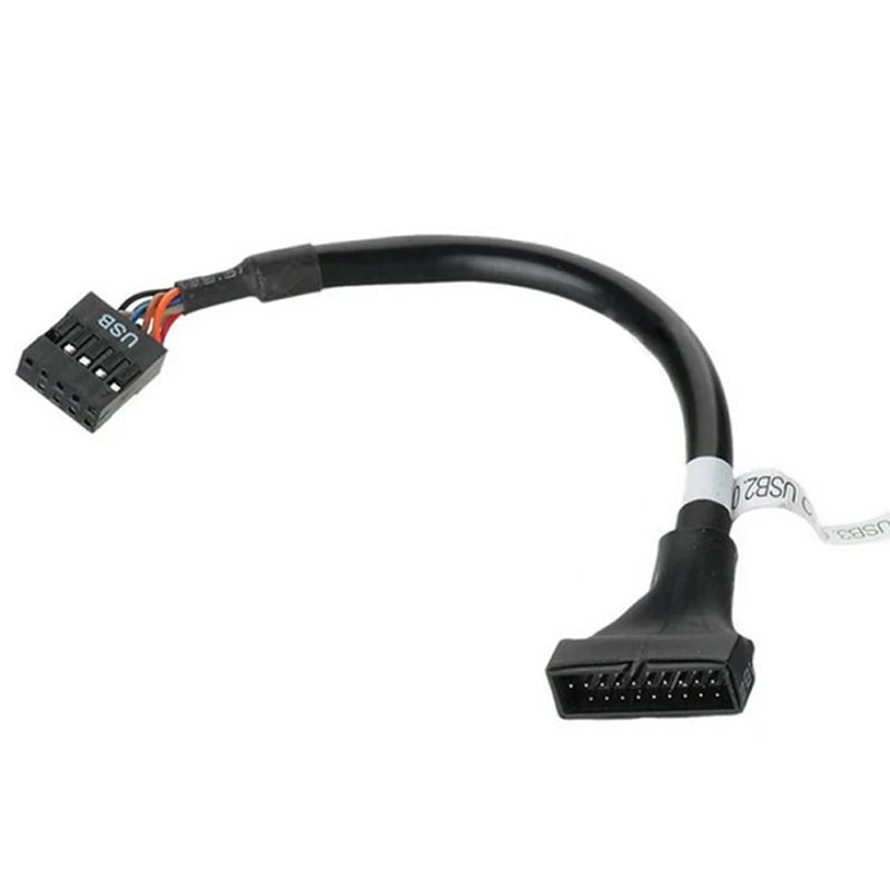 19 20 Pin USB 3 0 Female 9 2 Male Motherboard Header Adapter Cord