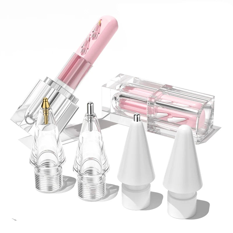 Replacement Pencil Tips Apple 1 2 USB-C Upgraded Ipad Pen Storage Case Zpaxo 4PCS pink A