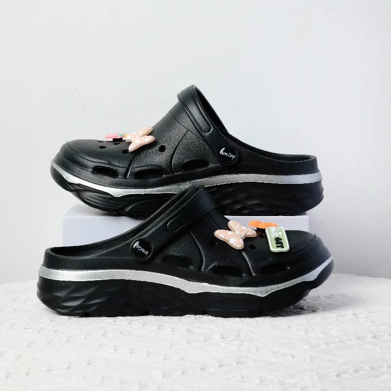 Women's Clog Shoes Breathable Heightening Dad Beach Wear EVA Material