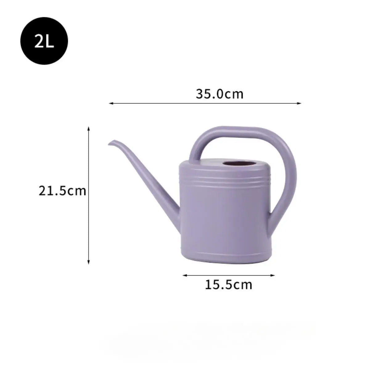 Watering Can Water Can for Plants with Sprinkler Head 2L Long Mouth Watering Can Flower Watering Can for Outdoor House Plant Zpaxo 2L violet