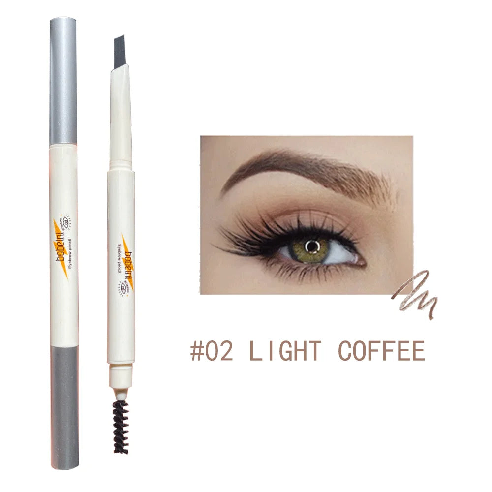 Double-ended fine-tip eyebrow pencil, waterproof, sweat-proof, smudge-proof, non-fading, natural color eyebrow pencil Zpaxo 02