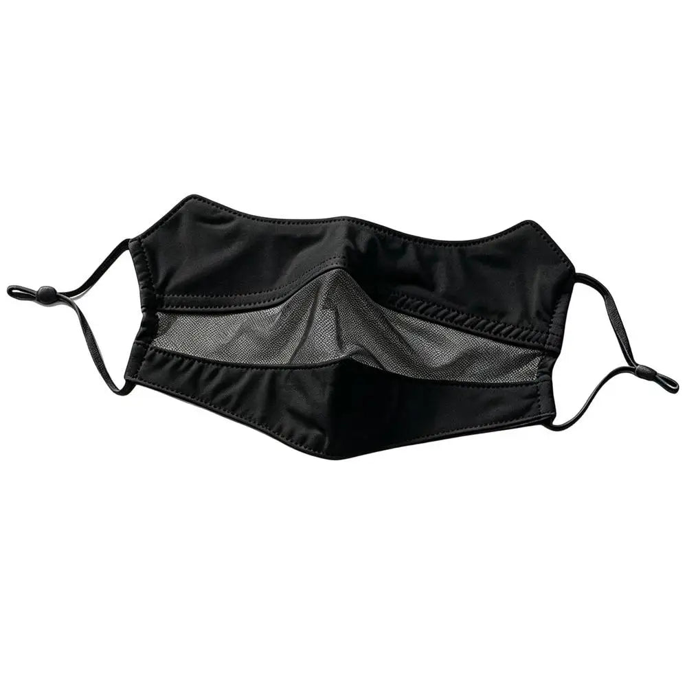 Ice Silk UV Face Mask UPF 50 – Cooling Sun Cover for Sports UV Cooling Face Mask Zpaxo Black
