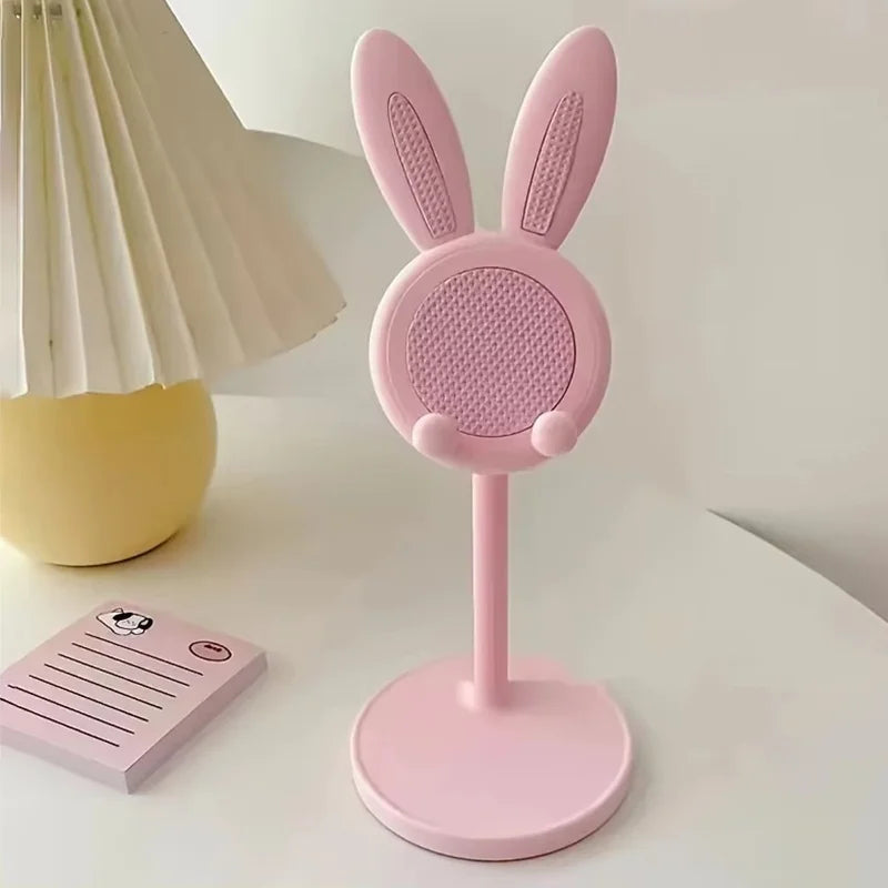 Cute Bunny Desktop Universal Mobile Phone Stand Smart Bracket Zpaxo