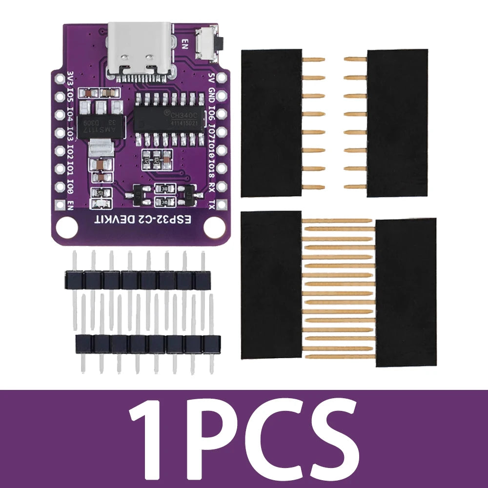 ‌for wemos D1 Mini Ultimate IoTDe-vKit-ESP32-C2/ESP8684/ESP8266 Multi-Chip Board with Dual-Mode WiFi+BT,CH340G Serial forArduino Zpaxo 1PCS