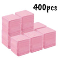 20-600pcs Lint-Free Nail Wipes Gel Cleansing Tissues Aluminum-Free Nail Polish Remover Pads for Nail Beauty Cleaning Care Tool Zpaxo 400pcs Pink Wipes