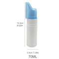The Nasal Irrigator Nasal Wash Cleaner Fine Atomizer Spray Bottle Portable Travel Liquid Container Special Containers Zpaxo Light Grey