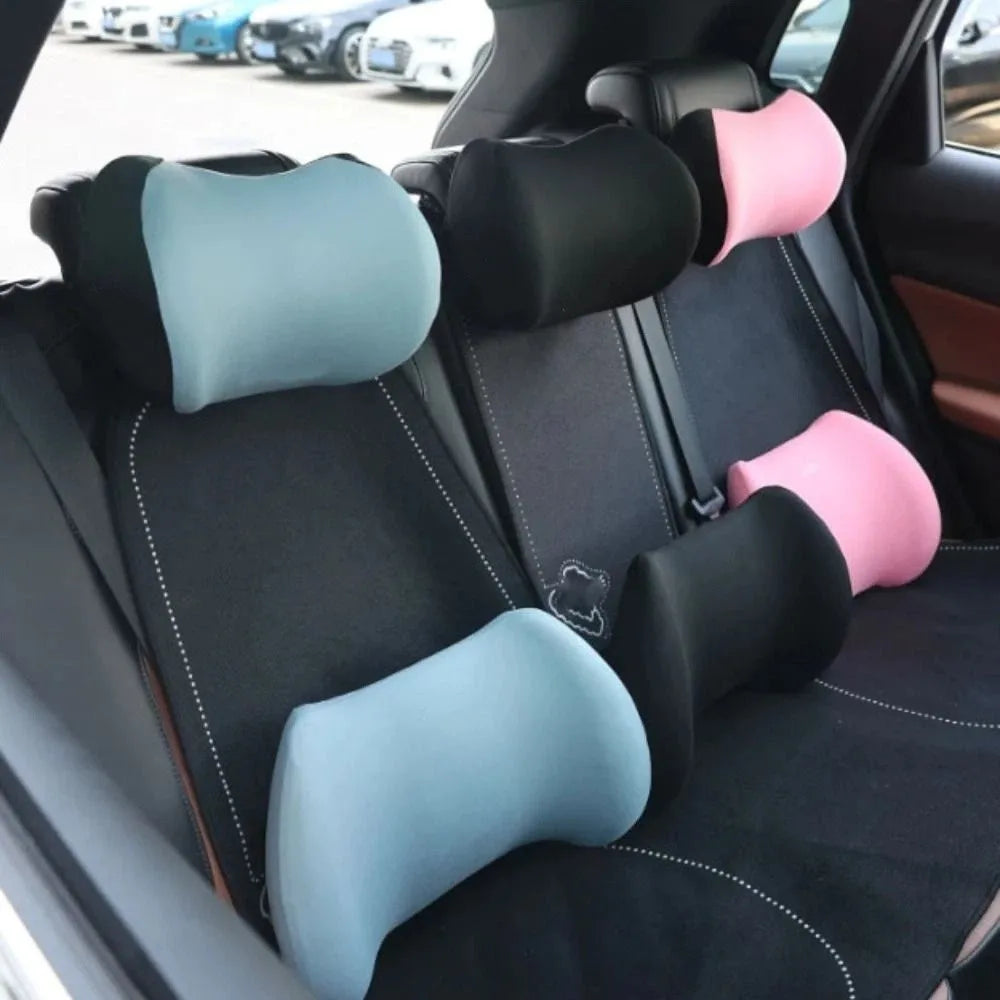 Memory Cotton Car Headrest Breathable Adjustable Car Neck Pillow Multifunctional Soft Neck Rest Cushion Four Season Zpaxo
