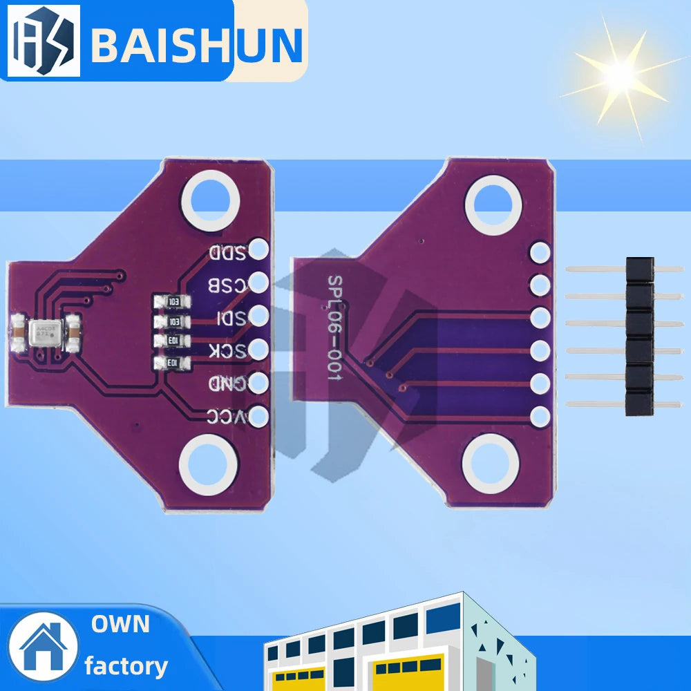SPL06-001 CJMCU-06 Pressure Altitude Sensor Accuracy 300-1200hPa Zpaxo Default Title