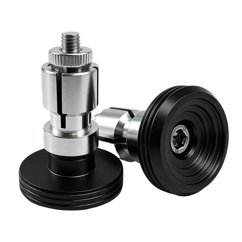 CNC Aluminum Alloy Motorcycle Handlebar End Plugs Shock-absorbing Zpaxo Black
