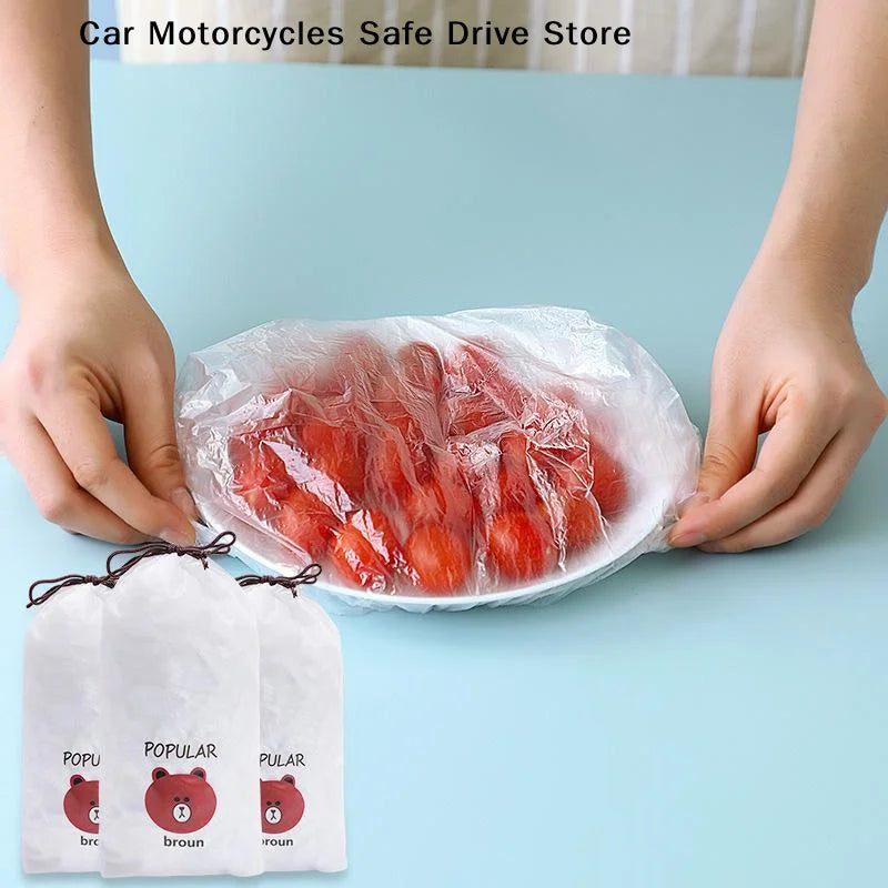 Elastic Food Covers Kitchen Transparent Cling Film Cover Disposable
