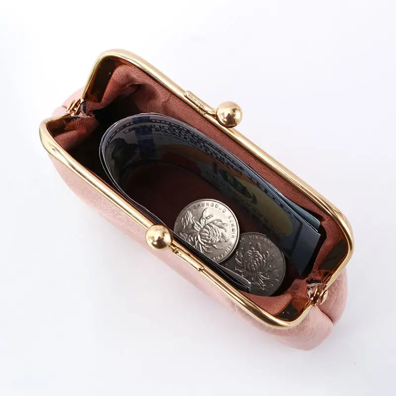 Retro Buckle Candy Color Coin Purse – Women's Short Wallet Women's Coin Purse Zpaxo