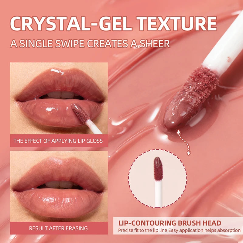 Mirror-finish Lip Gloss Long-lasting Shine Moisturizing Hydrating